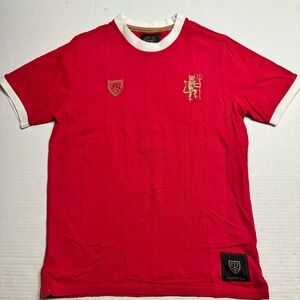 Football Town Ronaldo, Beckham No. 7 Manchester United The Devil T-Shirt Red
